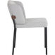Pearce Light Grey / Bravo Cognac Dining Chair, Set Of 2